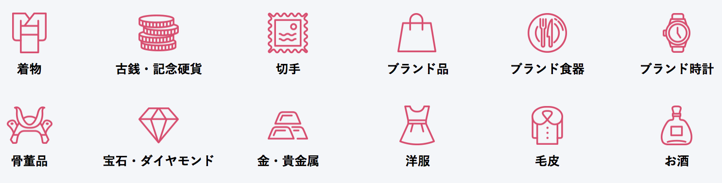 福ちゃんの買取対象